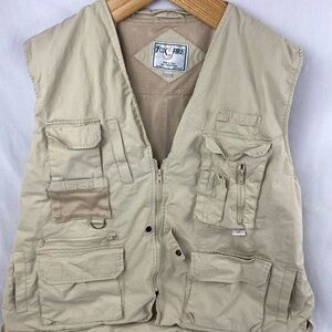 Men's Beige Utility Vest